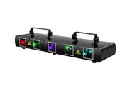 Luzes Laser de DJ UKing - 5 Efeitos de Raio RGBYC com Ativação por Som