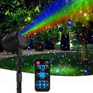 Luzes laser externas, luz de projetor de Natal RGB móvel de Halloween à prova d'água com controle remoto, 3 cores, Motion Firefly Decorative Star Light Show para casas de férias, jardim e decoração de festas