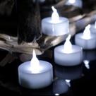 Luzes LED Anziner, pacote com 24 velas cintilantes brancas frias Luzes LED Anziner, pacote com 24 velas cintilantes brancas frias