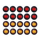 Luzes LED Clearance Bullet Side Marker Lights TMH 10 unidades (pacote 20) Luzes LED Clearance Bullet Side Marker Lights TMH 10 unidades (pacote 20)