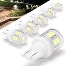 Luzes LED de paisagem Heifymi T5 T10 Wedge Base 2W 6000K, pacote com 6