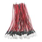 Luzes LED EDGELEC 5 mm RGB com flash lento 12 V (50 unidades)