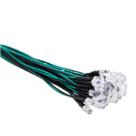 Luzes LED EDGELEC 5 mm verdes piscando 12 V (pacote com 30)