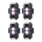 Luzes LED estroboscópicas para drones QVEVDACAR, 7 cores, USB, recarregáveis