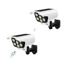 Luzes LED Externas Com Sensor De Movimento Solar 77LED, Holofotes Sem Fio Para Varanda E Jardim
