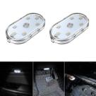 Luzes LED internas para carro Zosppei recarregáveis por USB, branco Luzes LED internas para carro Zosppei recarregáveis por USB, branco