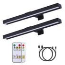 Luzes LED para imagem MIOBLUE, recarregáveis, reguláveis, de 40 cm, pacote com 2 unidades