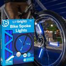 Luzes LED para rodas de bicicleta Brightz SpinBrightz Blue