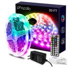 Luzes LED phopollo de 20 pés para RGB que mudam de cor do quarto