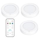Luzes LED sem fio Puck Lights Brilliant Evolution, pacote com 3