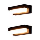 Luzes LED Solares À Prova d'Água Para Exterior, Lâmpada De Parede Tricolor Economizadora De Energia