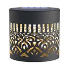 Luzes LED Solares Mandala Para Exteriores, Luzes De Parede E Cerca Para Jardins, Gramados,