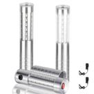 Luzes LED Strobe Baton Lights VYAOMLI, recarregáveis, pacote com 2 unidades, prateadas
