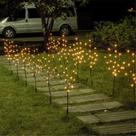 Luzes LED Twig Stakes Vanthylit 30" Brown 120 Warm White Warm