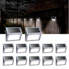 Luzes movidas a energia solar XLUX para Deck Steps Stairs, pacote com 12 Luzes movidas a energia solar XLUX para Deck Steps Stairs, pacote com 12