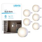Luzes Noturnas GLO Dots LED Sensor Luz Noturna 6 Unidades Luzes Noturnas GLO Dots LED Sensor Luz Noturna 6 Unidades