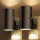 Luzes noturnas LED TSEXES Plug-in Dusk to Dawn, pacote com 2 Luzes noturnas LED TSEXES Plug-in Dusk to Dawn, pacote com 2