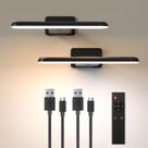 Luzes para Quadros NARUNDREN 2 Unidades LED Recarregáveis com Controle Remoto Luzes para Quadros NARUNDREN 2 Unidades LED Recarregáveis com Controle Remoto