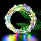 Luzes Pisca Pisca Coloridas Com Energia Solar