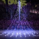 Luzes PUHONG Christmas Star String 320 LEDs 5 m à prova d'água