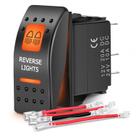 Luzes reversas Rocker Switch Nilight UTV 12V 24V 5 PIN SPST