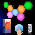 Luzes sensoriais Emberela HexLights 7pk Touch Hexagon Lights