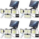 Luzes solares ao ar livre CLAONER 288 LED 3500LM 4 cabeças IP67