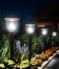 Luzes solares AOSEA 12000K, pacote com 6 unidades, impermeáveis ao ar livre, IP65