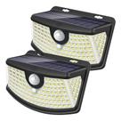 Luzes solares com sensor de movimento Aootek 120 LEDs IP65, pacote com 2 unidades
