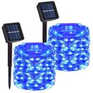 Luzes solares de corda DAYLIGHTIR 200 LED 20m impermeáveis azuis