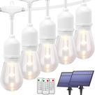 Luzes solares de corda Mlambert 29m 30+5 LED reguláveis em 3 cores Luzes solares de corda Mlambert 29m 30+5 LED reguláveis em 3 cores
