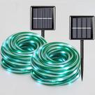 Luzes solares de corda QITONG Candy Cane 2x10m 8 modos