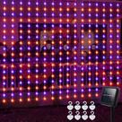 Luzes solares de cortina de Halloween echosari 2.4x1.8m 144 LED IP65