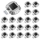 Luzes solares de deck VOLISUN, pacote com 20 LED IP67, à prova d'água