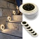 Luzes solares de doca SHONELIGHTING 48 LED IP67 à prova d'água 13 cm