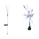 Luzes Solares De Fogos De Artifício À Prova d'Água Com 90 LEDs Para Jardim, Lâmpada De Dente-de-Leão
