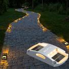 Luzes solares de garagem AGPTEK, pacote com 20, à prova d'água (branco quente)
