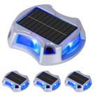Luzes solares de garagem Bosceos, pacote com 4 unidades, RGB, impermeáveis