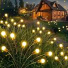 Luzes Solares De Jardim À Prova d'Água Para Exterior, 10 LEDs Efeito Vaga-lume Que Balançam Com O Luzes Solares De Jardim À Prova d'Água Para Exterior, 10 LEDs Efeito Vaga-lume Que Balançam Com O