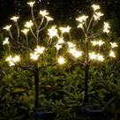 Luzes solares de jardim IUEECEN Cherry Blossom 40 LED IP65 à prova d'água