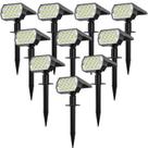 Luzes Solares de Jardim WELALO 10 Unidades 52 LEDs IP68 à Prova dÁgua