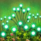 Luzes solares de jardim YshengMian Waterproof 4x32 LED verde