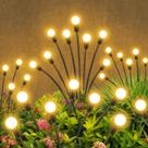 Luzes solares de jardim YshengMian Waterproof 6x48 LED Warm White