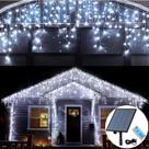 Luzes solares de Natal KiflyTooin 320LED 9m 60 Drops White