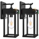 Luzes solares de parede externas Auzev, pacote com 2, IP65, impermeáveis Luzes solares de parede externas Auzev, pacote com 2, IP65, impermeáveis