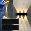 Luzes solares de parede externas Mrzxy Up/Down 3000K Waterproof