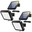 Luzes solares de sensor de movimento ao ar livre Shuniu 56 LED IP65