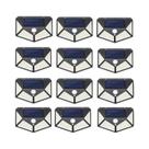 Luzes Solares Externas 100 LED Com Sensor De Movimento, Lâmpada De Parede À Prova d'Água Para