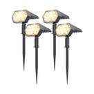Luzes Solares Externas 92 LED IP67 À Prova d'Água Para Jardim E Varanda 2 Em 1