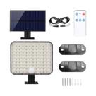 Luzes Solares Externas Com Sensor De Movimento 234LED Para Iluminação De Jardim, Cerca E Caminho Com